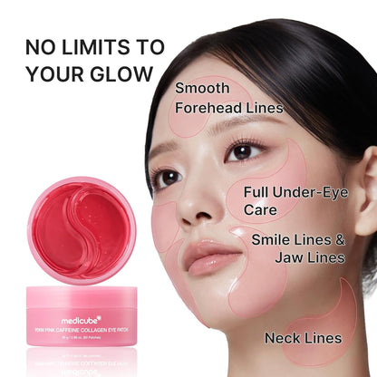PDRN Pink Caffeine Collagen Eye Patches