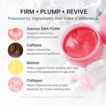 PDRN Pink Caffeine Collagen Eye Patches